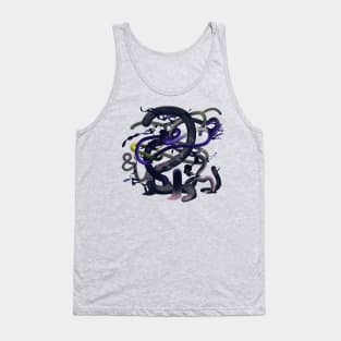 Alien flora Purple Tank Top